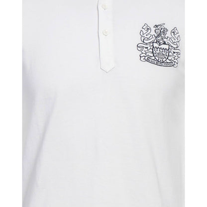 Aquascutum – Weißes Poloshirt aus Baumwolle