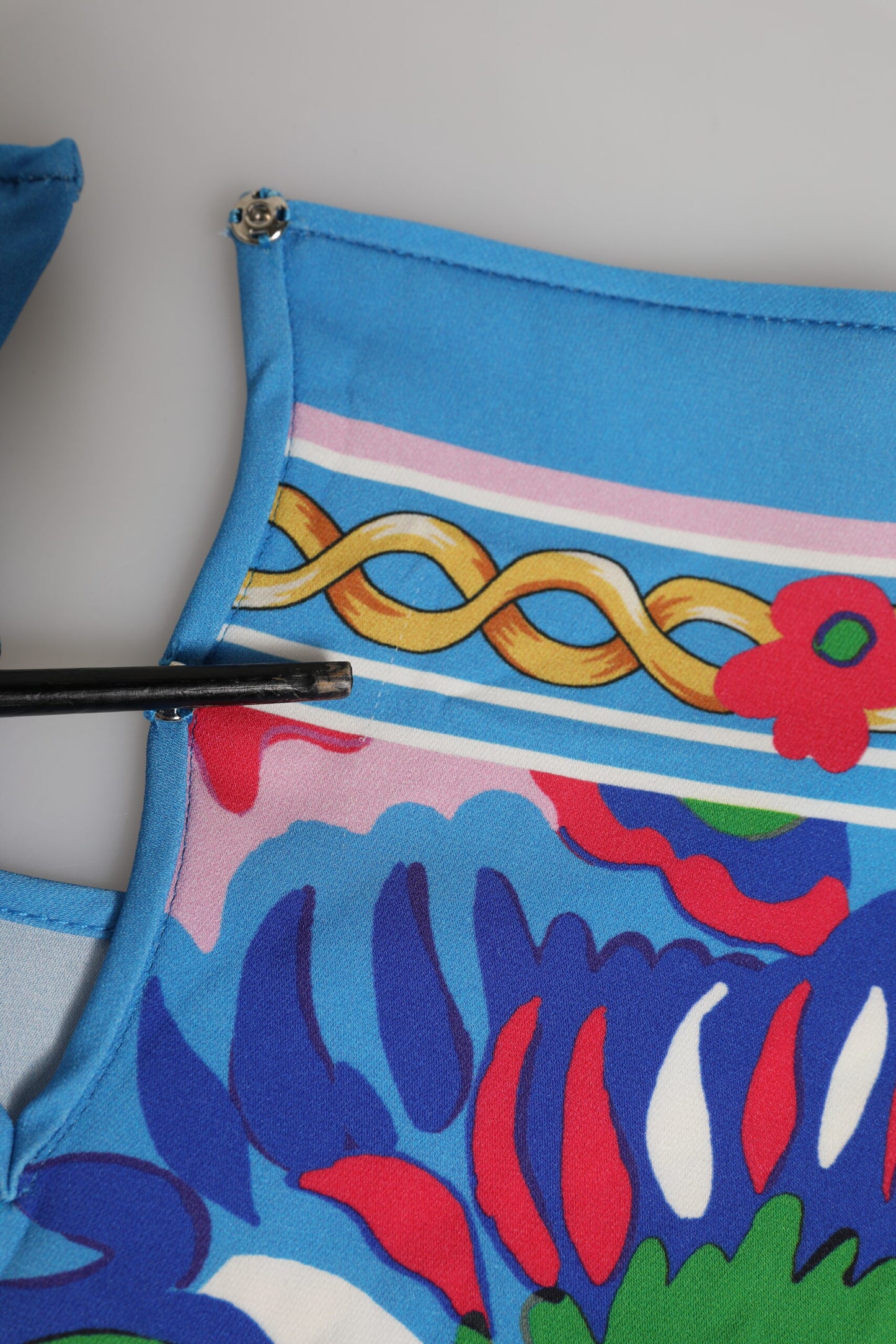 Dolce &amp; Gabbana – Tunika-Bluse mit mehrfarbigem Blumenmuster