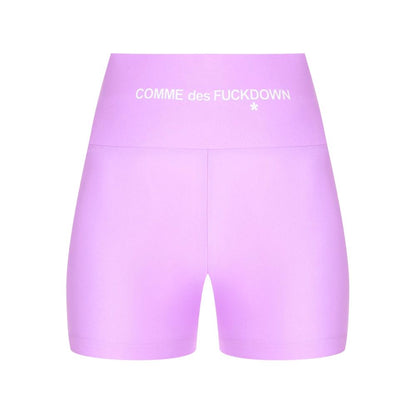 Comme Des Fuckdown – Lila Polyester-Shorts