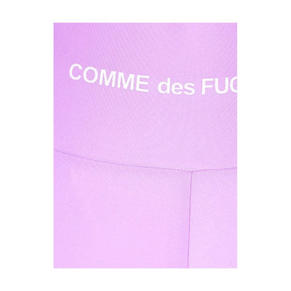 Comme Des Fuckdown – Lila Polyester-Shorts