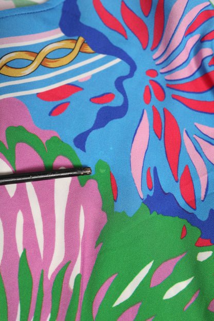 Dolce &amp; Gabbana – Tunika-Bluse mit mehrfarbigem Blumenmuster