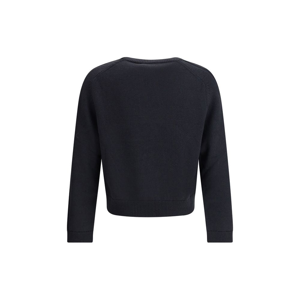 Unser Legacy True Roundneck in Off Black Rustic Merino