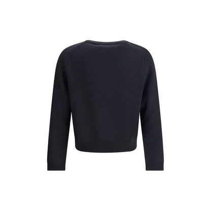 Unser Legacy True Roundneck in Off Black Rustic Merino