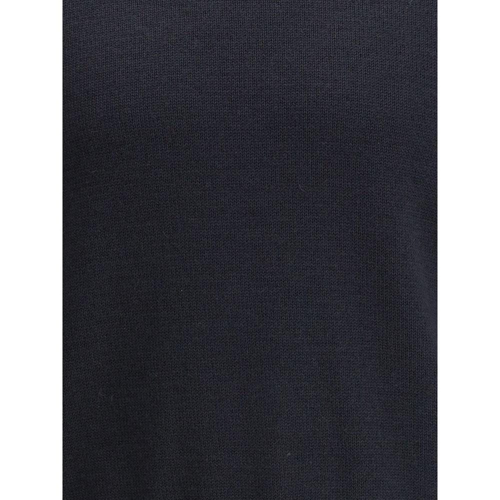 Unser Legacy True Roundneck in Off Black Rustic Merino