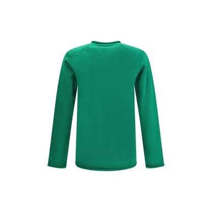 Comme Des Garçons Green Wool Sweatshirt