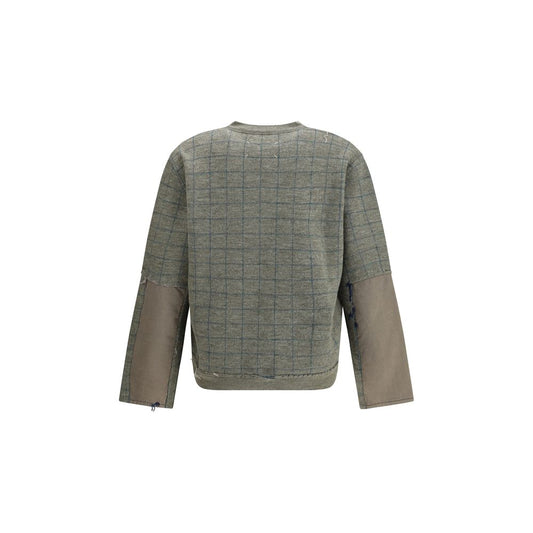 Margiela Green Fleece Wool Sweatshirt