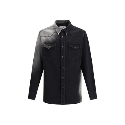 MM6 Black Denim Shirt