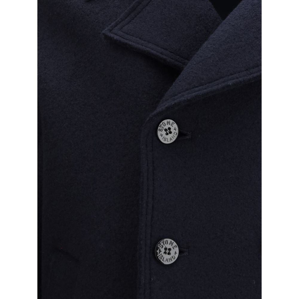 Stone Island Wollfilzmantel