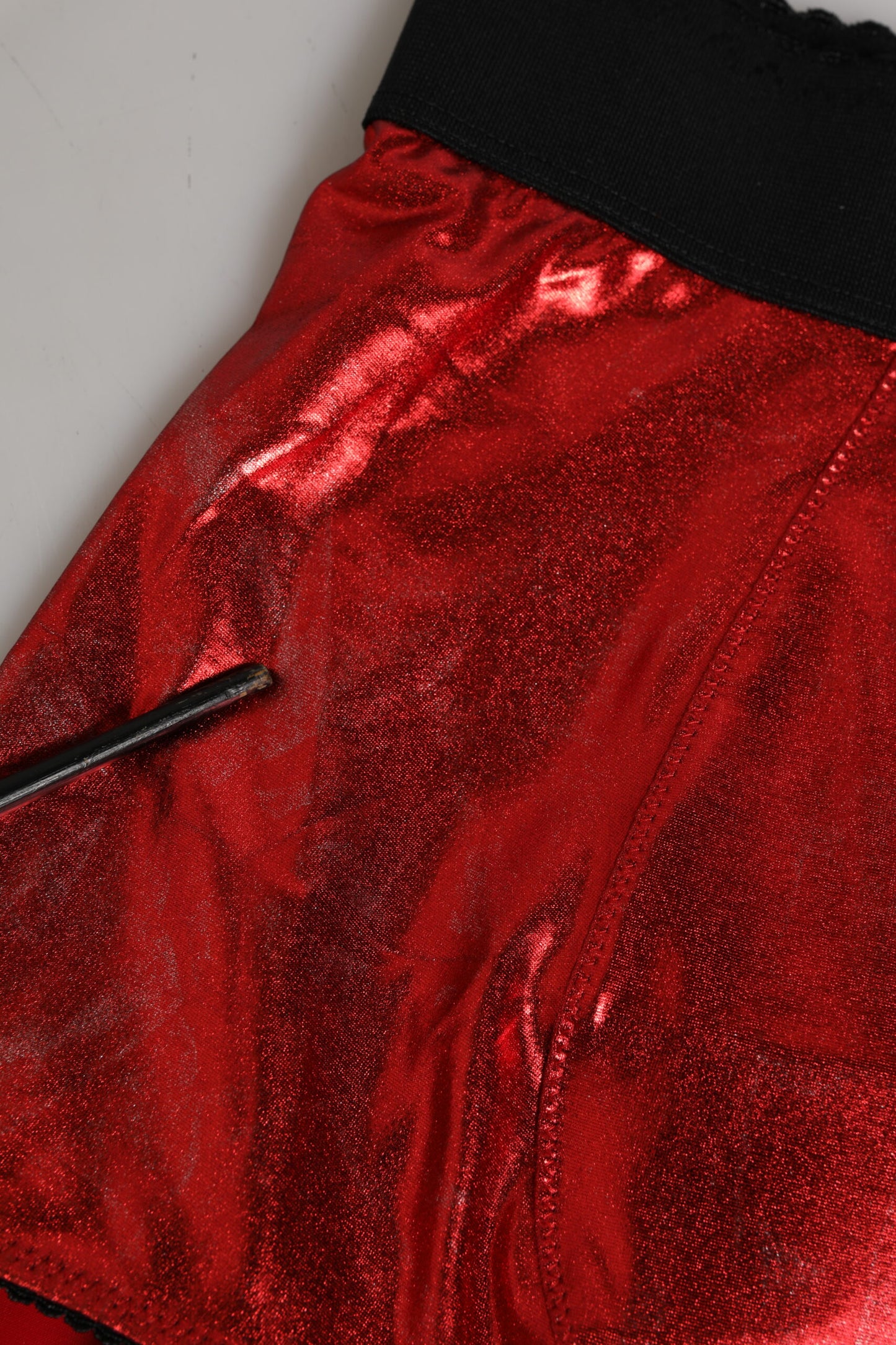 Dolce &amp; Gabbana – Roter Hüftgürtel aus Polyester mit hoher Taille für Damen