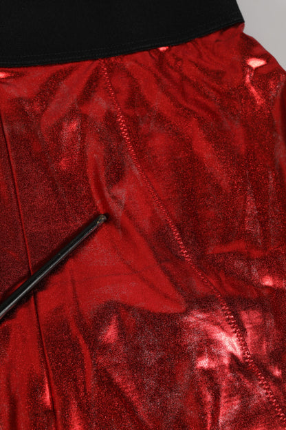 Dolce &amp; Gabbana – Roter Hüftgürtel aus Polyester mit hoher Taille für Damen