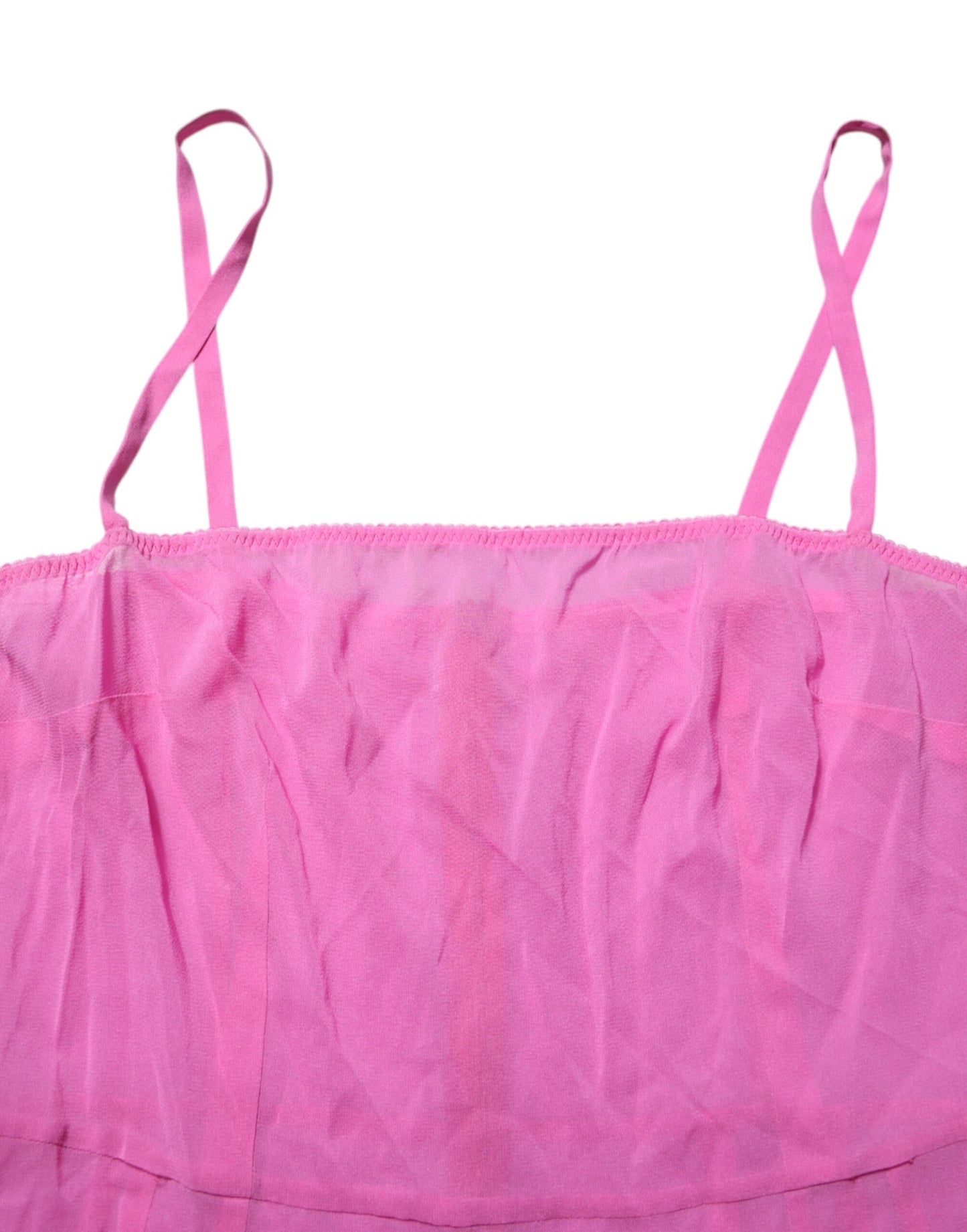Dolce &amp; Gabbana – Transparente Dessous-Unterwäsche aus Nylonmischung in Rosa