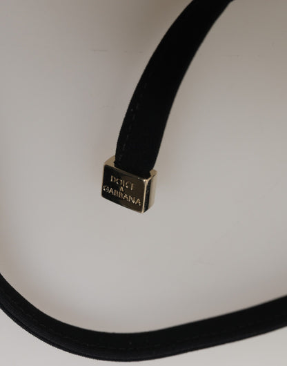 حمالة صدر دولتشي آند غابانا سوداء مزودة بسلك سفلي ورافعة للأعلى وملابس داخلية