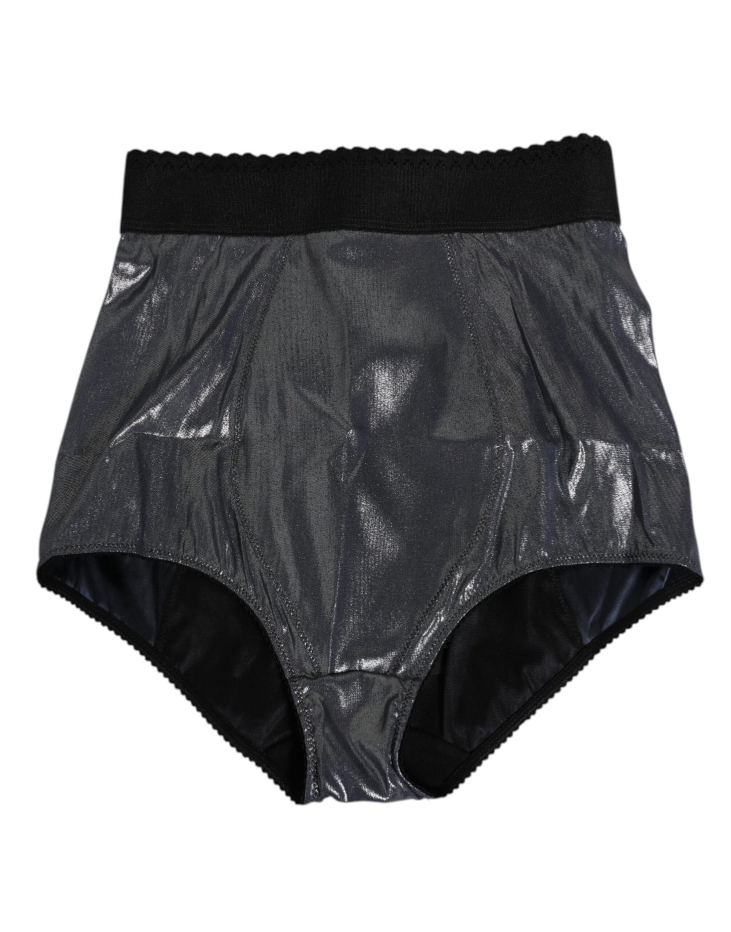 Dolce &amp; Gabbana – Slip-Miederhose aus Stretch-Seide in Grau