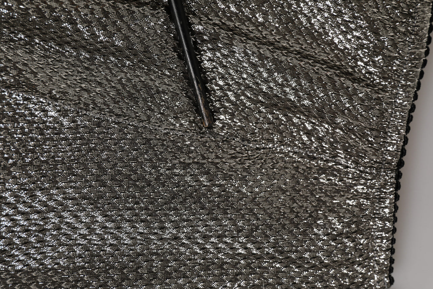 Dolce &amp; Gabbana – Slip-Miederhose aus Stretch-Seide in Grau