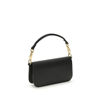 Valentino Garavani Schultertasche aus schwarzem Kalbsleder (Bos Taurus)