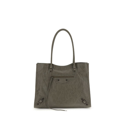 Balenciaga Grüne Lammleder-Schultertasche Modell Ovis Aries Aries