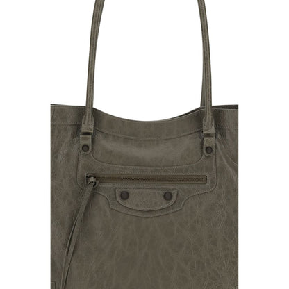 Balenciaga Grüne Lammleder-Schultertasche Modell Ovis Aries Aries