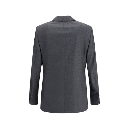 Ami Paris Grauer Blazer aus Fleecewolle