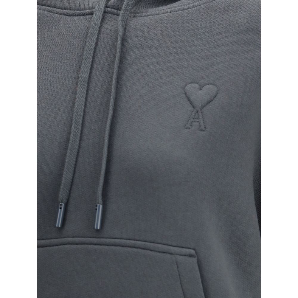 Graues Baumwoll-Sweatshirt von Ami Paris