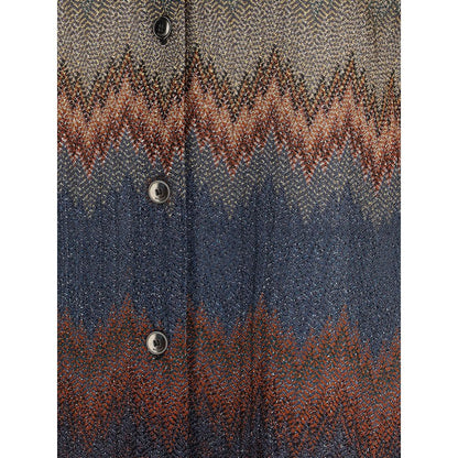 Missoni Viskose-Hemd mit Schlangenmuster