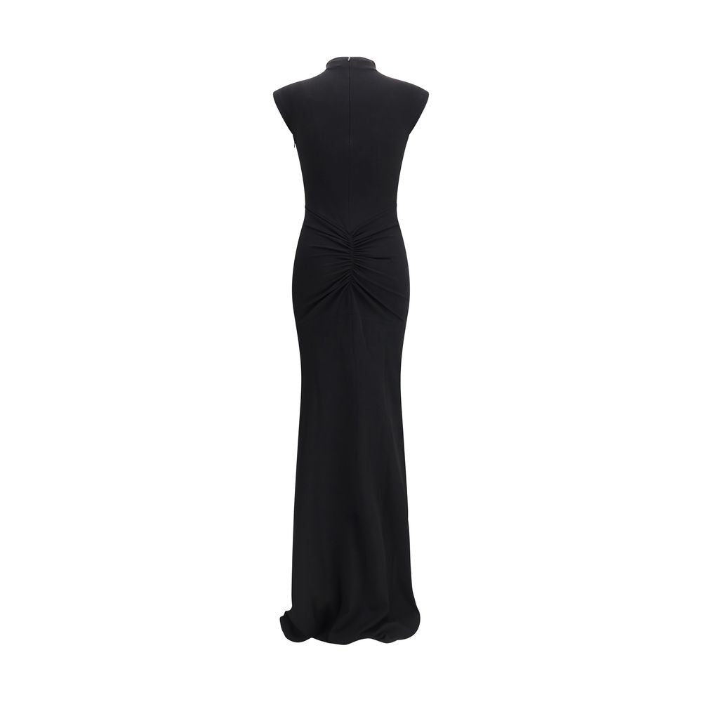 Jacquemus – Langes Alba-Kleid in Schwarz