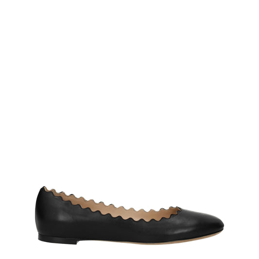 Chloé – Schwarze Ballerinas aus Leder