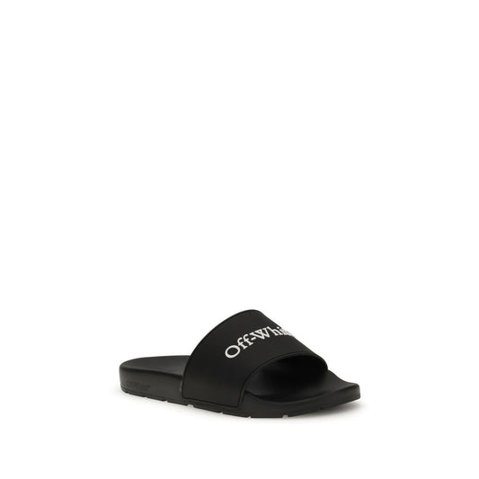Off-White Sandalen aus Polyethylen in Schwarz