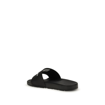 Off-White Sandalen aus Polyethylen in Schwarz