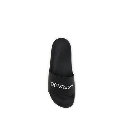 Off-White Sandalen aus Polyethylen in Schwarz
