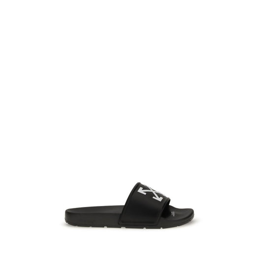 Off-White Sandalen aus Polyethylen in Schwarz