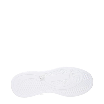 Dolce &amp; Gabbana Weiße niedrige Lederschuhe