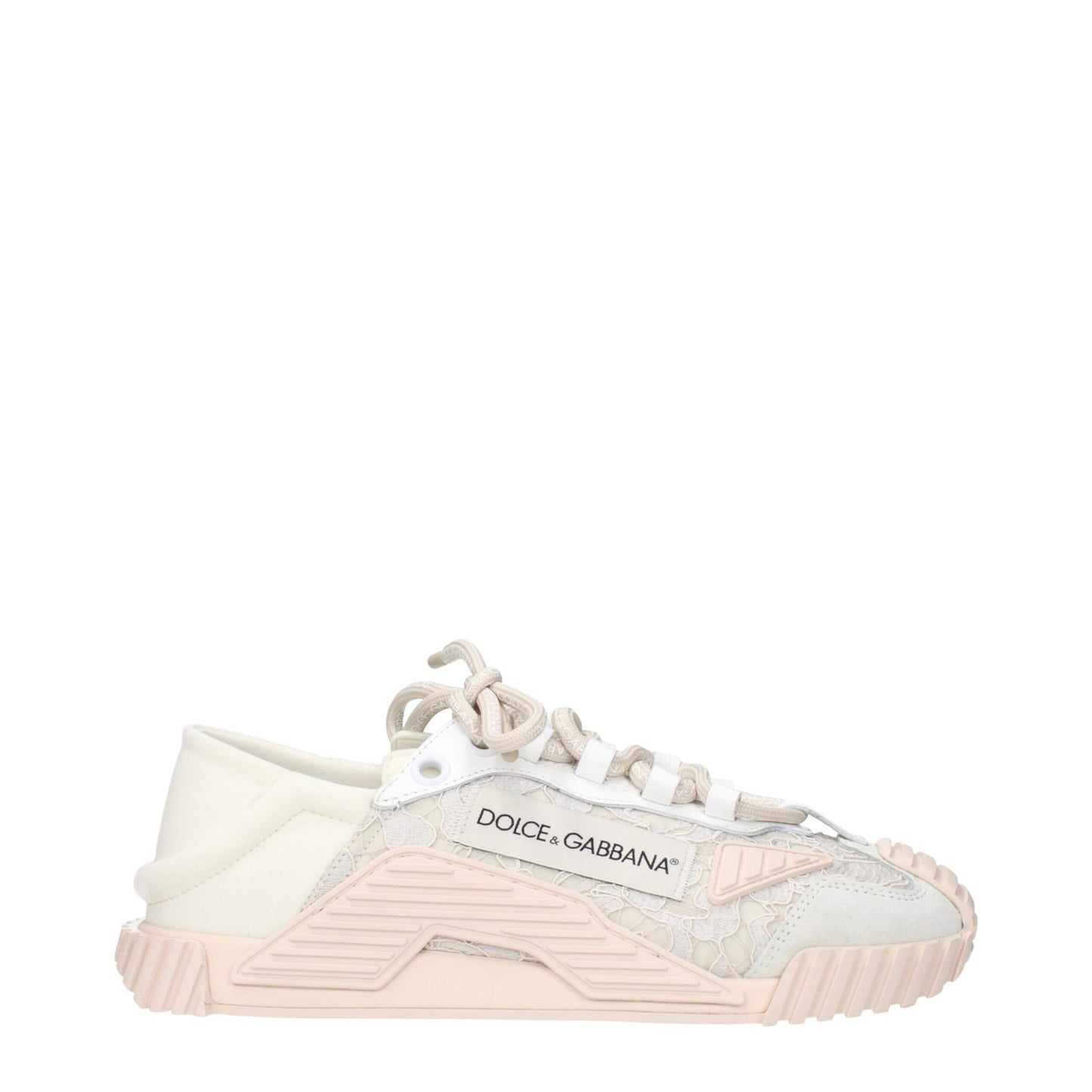 Dolce &amp; Gabbana – Graue Stoff-Sneaker