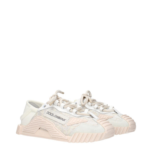 Dolce &amp; Gabbana – Graue Stoff-Sneaker
