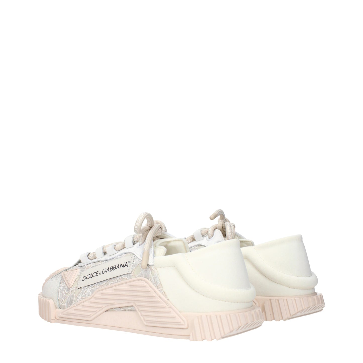 Dolce &amp; Gabbana – Graue Stoff-Sneaker