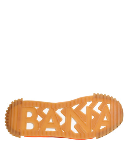 Dolce &amp; Gabbana Mehrfarbige Nylon Low Top NS1 Sneakers Schuhe