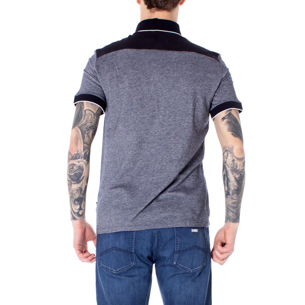 Armani Exchange Poloshirt aus Baumwolle, Blau