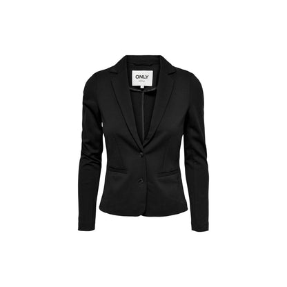 Only – Schwarzer Viskose-Blazer