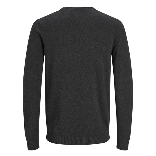 Jack Jones Gray Cotton Sweatshirt