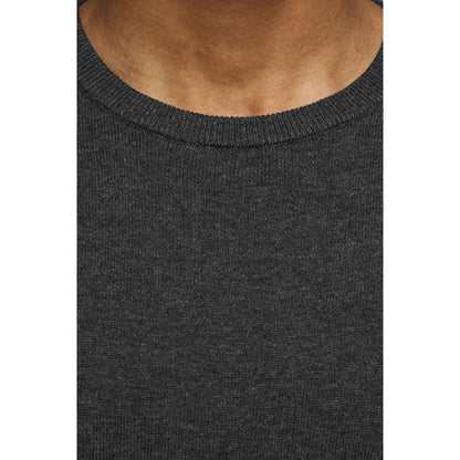 Jack Jones Gray Cotton Sweatshirt