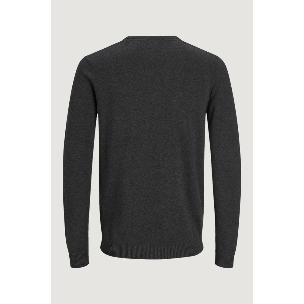 Jack Jones Gray Cotton Sweatshirt