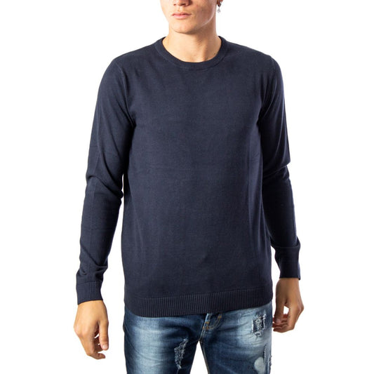 Jack Jones Blue Cotton Sweatshirt