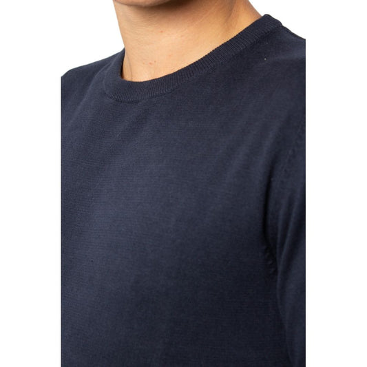 Jack Jones Blue Cotton Sweatshirt