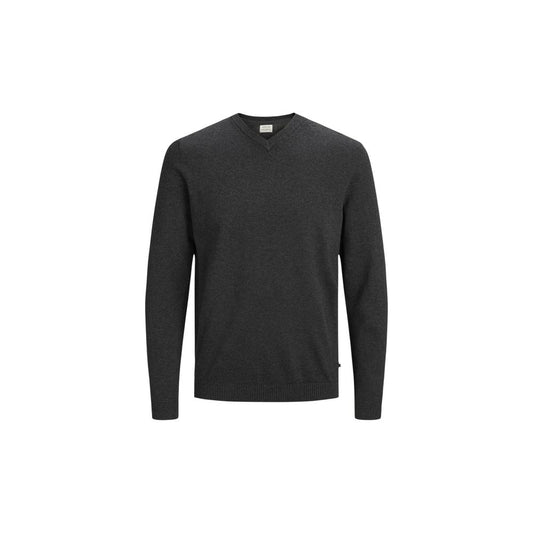 Jack Jones Gray Cotton Sweatshirt