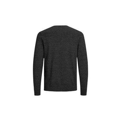 Jack Jones Gray Cotton Sweatshirt