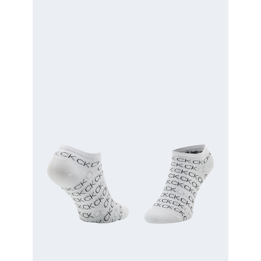 Calvin Klein – Weiße Baumwollsocken