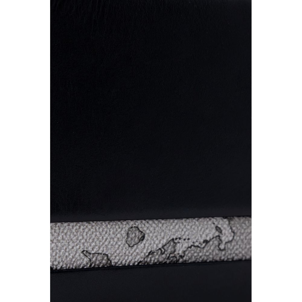 Alviero Martini Prima Classe graue Lederbrieftasche