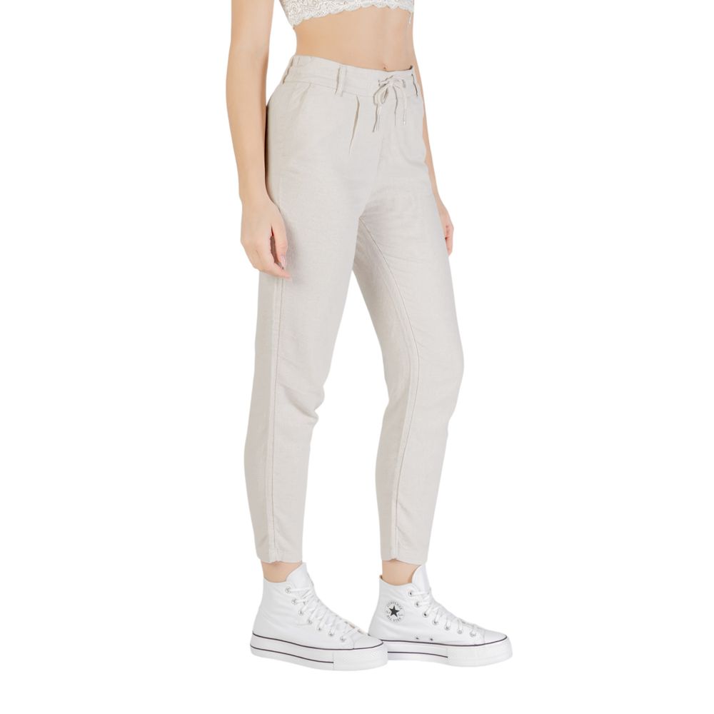 Only – Zweifarbige Leinenhose