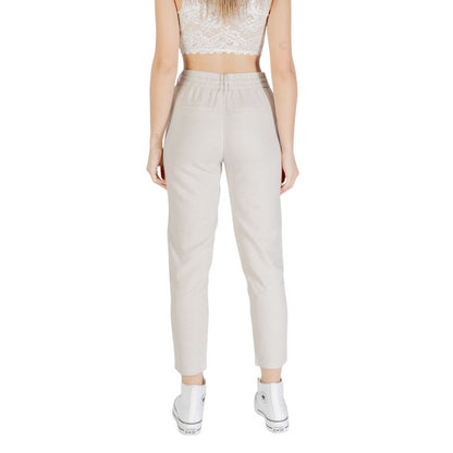 Only – Zweifarbige Leinenhose