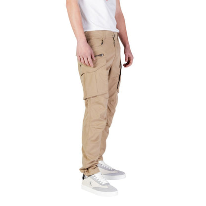 Replay – Beige Jeans aus Baumwolle mit entspannter Passform