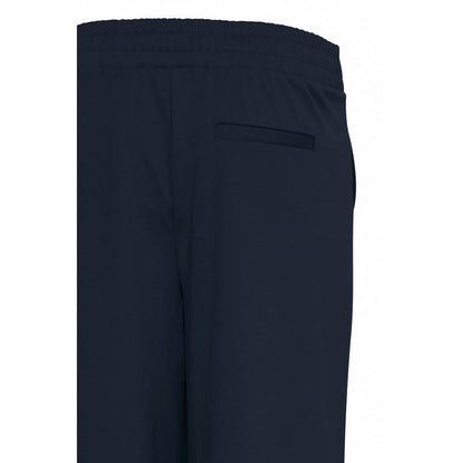 ICHI – Blaue Hose aus recyceltem Polyurethan